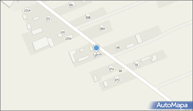 Stara Wieś, Stara Wieś, 97, mapa Stara Wieś