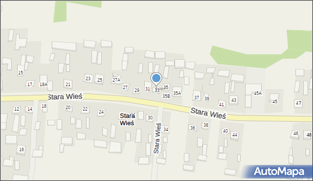 Stara Wieś, Stara Wieś, 33, mapa Stara Wieś