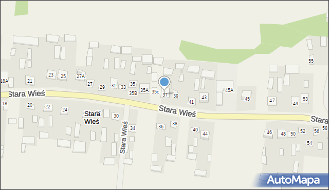 Stara Wieś, Stara Wieś, 37, mapa Stara Wieś