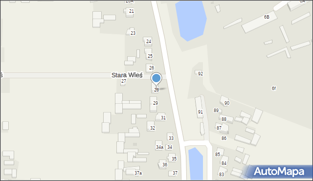 Stara Wieś, Stara Wieś, 28, mapa Stara Wieś