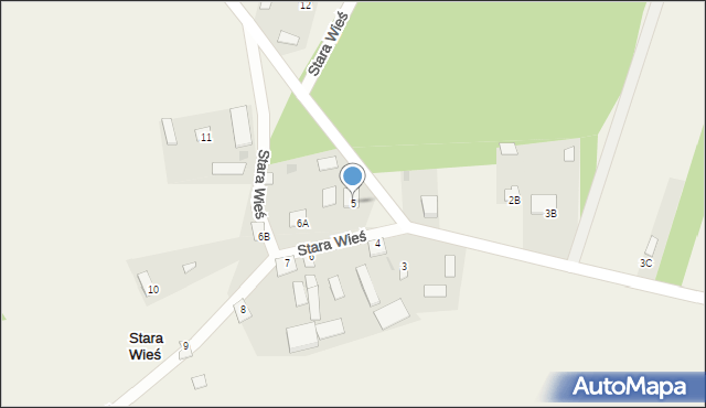 Stara Wieś, Stara Wieś, 5, mapa Stara Wieś