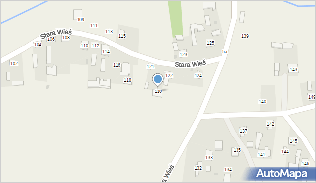 Stara Wieś, Stara Wieś, 120, mapa Stara Wieś