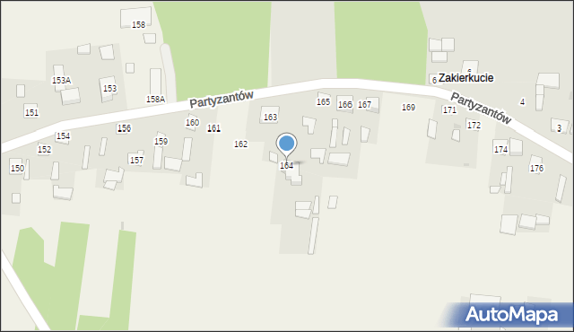 Stara Wieś, Stara Wieś, 164, mapa Stara Wieś