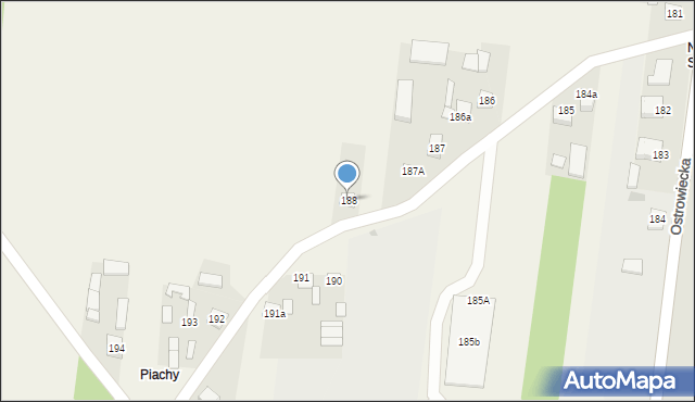 Stara Wieś, Stara Wieś, 188, mapa Stara Wieś