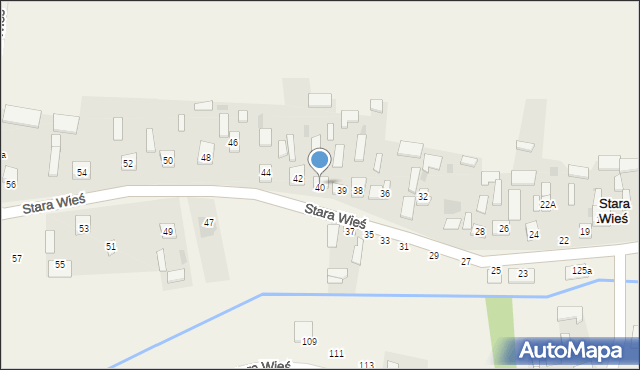 Stara Wieś, Stara Wieś, 41, mapa Stara Wieś