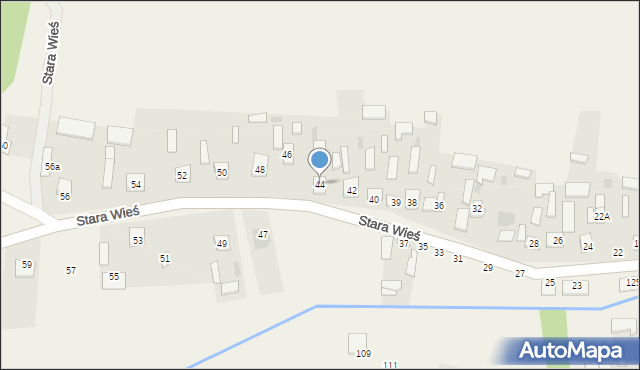 Stara Wieś, Stara Wieś, 44, mapa Stara Wieś