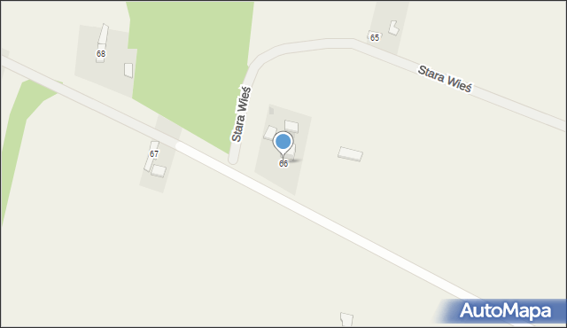 Stara Wieś, Stara Wieś, 66, mapa Stara Wieś
