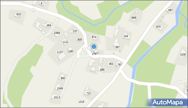 Stara Wieś, Stara Wieś, 279, mapa Stara Wieś