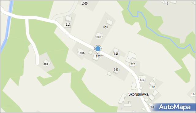 Stara Wieś, Stara Wieś, 950, mapa Stara Wieś