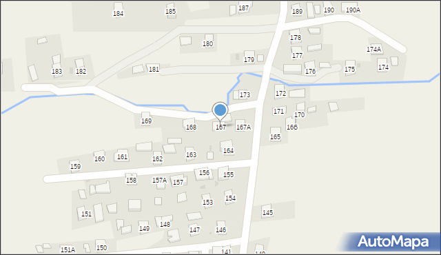 Stara Wieś, Stara Wieś, 167, mapa Stara Wieś