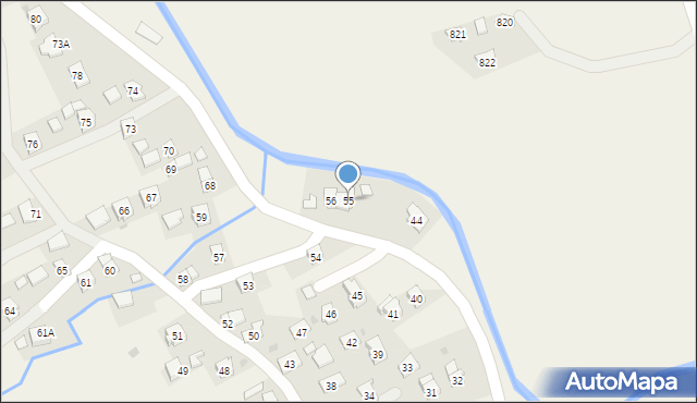 Stara Wieś, Stara Wieś, 55, mapa Stara Wieś