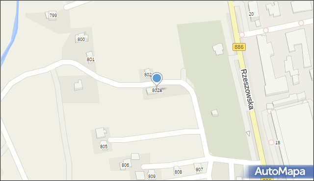 Stara Wieś, Stara Wieś, 802a, mapa Stara Wieś