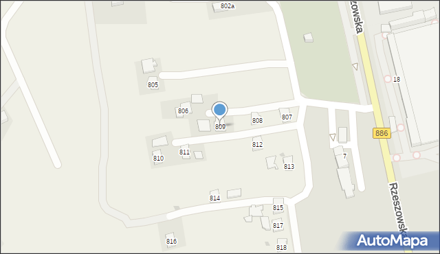 Stara Wieś, Stara Wieś, 809, mapa Stara Wieś