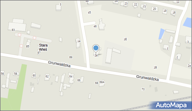 Stara Wieś, Stara Wieś, 1a, mapa Stara Wieś