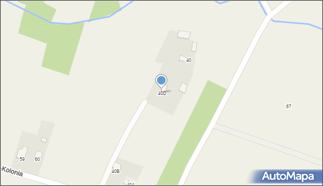 Stara Wieś-Kolonia, Stara Wieś-Kolonia, 40D, mapa Stara Wieś-Kolonia