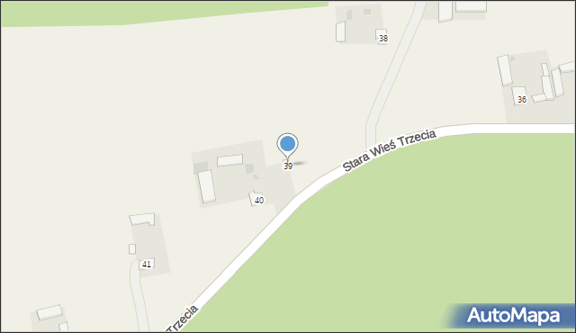 Stara Wieś Trzecia, Stara Wieś Trzecia, 39, mapa Stara Wieś Trzecia