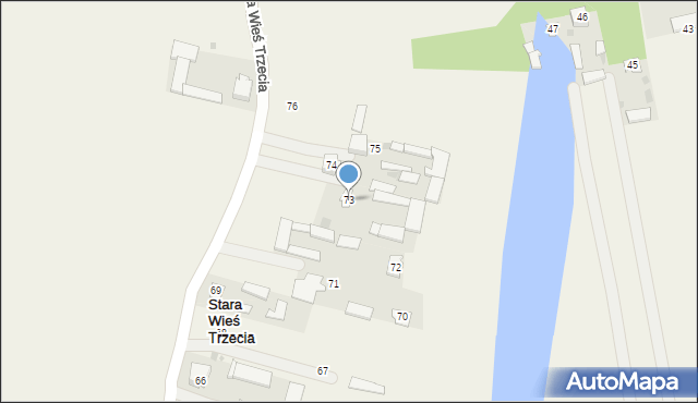 Stara Wieś Trzecia, Stara Wieś Trzecia, 73, mapa Stara Wieś Trzecia