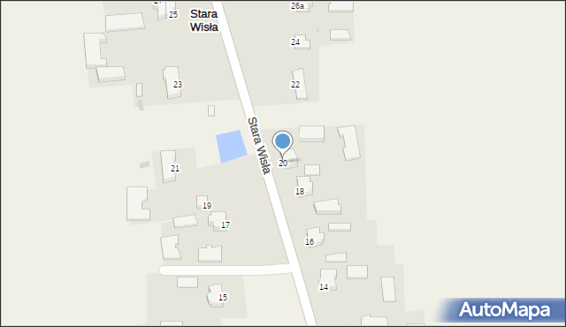 Stara Wisła, Stara Wisła, 20, mapa Stara Wisła