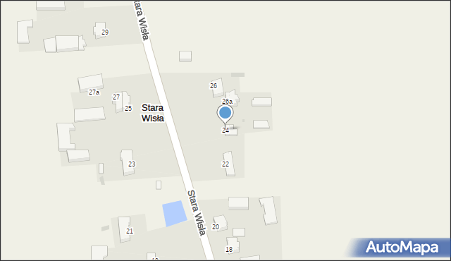 Stara Wisła, Stara Wisła, 24, mapa Stara Wisła