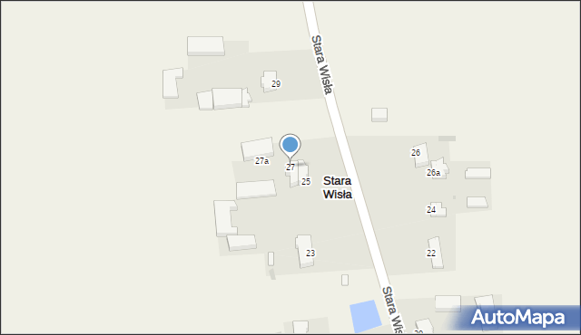 Stara Wisła, Stara Wisła, 27, mapa Stara Wisła