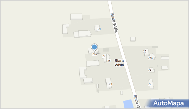 Stara Wisła, Stara Wisła, 27a, mapa Stara Wisła