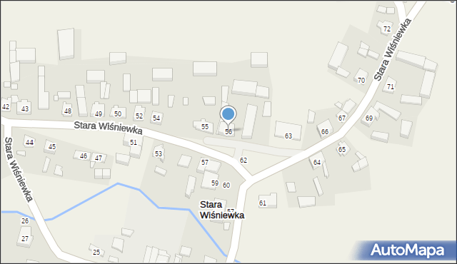 Stara Wiśniewka, Stara Wiśniewka, 56, mapa Stara Wiśniewka