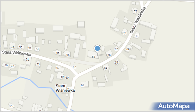 Stara Wiśniewka, Stara Wiśniewka, 63a, mapa Stara Wiśniewka