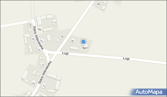 Stara Wiśniewka, Stara Wiśniewka, 78A, mapa Stara Wiśniewka