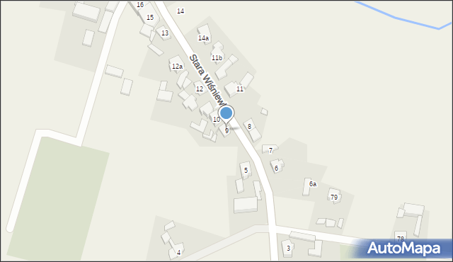 Stara Wiśniewka, Stara Wiśniewka, 9, mapa Stara Wiśniewka