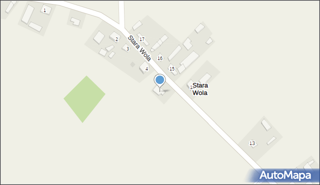 Stara Wola, Stara Wola, 4a, mapa Stara Wola