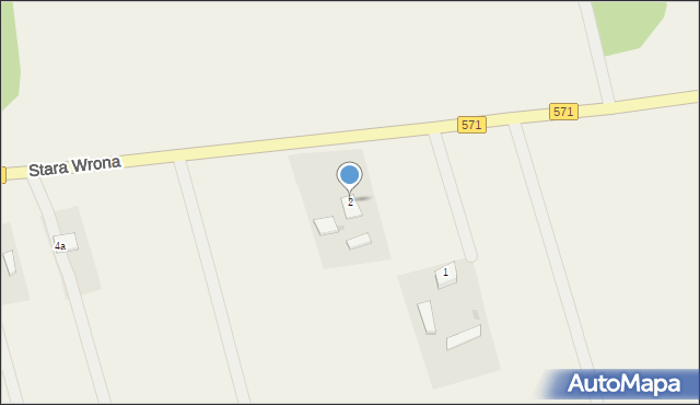 Stara Wrona, Stara Wrona, 2, mapa Stara Wrona