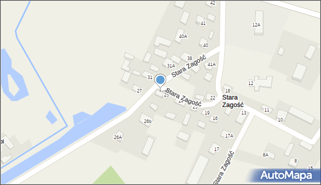 Stara Zagość, Stara Zagość, 26, mapa Stara Zagość