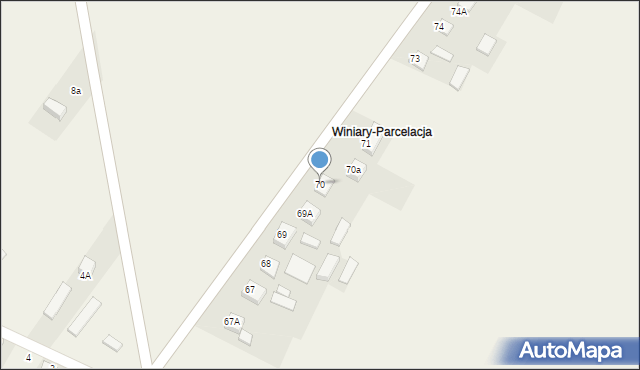 Stara Zagość, Stara Zagość, 70, mapa Stara Zagość