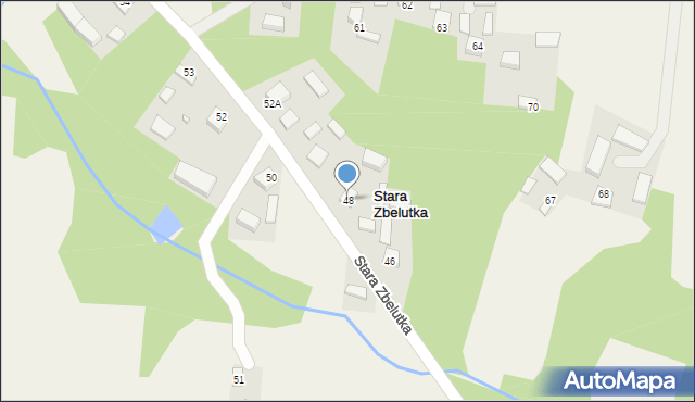 Stara Zbelutka, Stara Zbelutka, 48, mapa Stara Zbelutka