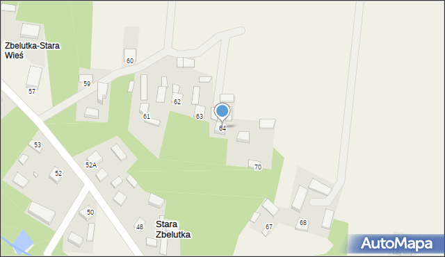 Stara Zbelutka, Stara Zbelutka, 64, mapa Stara Zbelutka