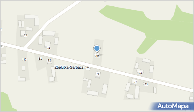 Stara Zbelutka, Stara Zbelutka, 76a, mapa Stara Zbelutka