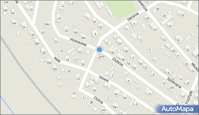 Starachowice, Stroma, 13, mapa Starachowic