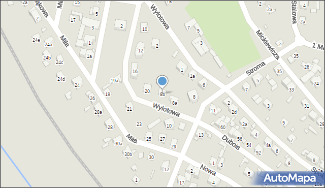 Starachowice, Stroma, 8b, mapa Starachowic