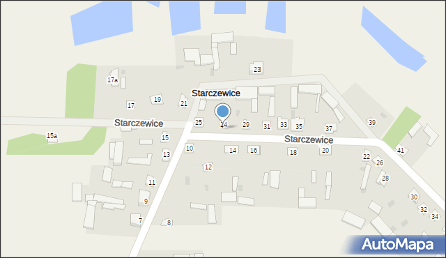Starczewice, Starczewice, 27, mapa Starczewice