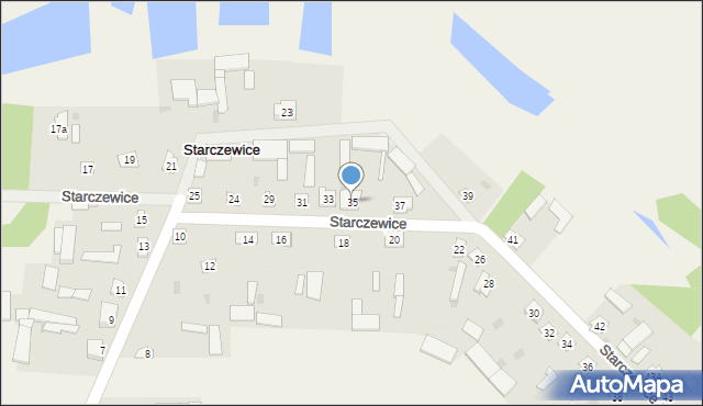 Starczewice, Starczewice, 35, mapa Starczewice