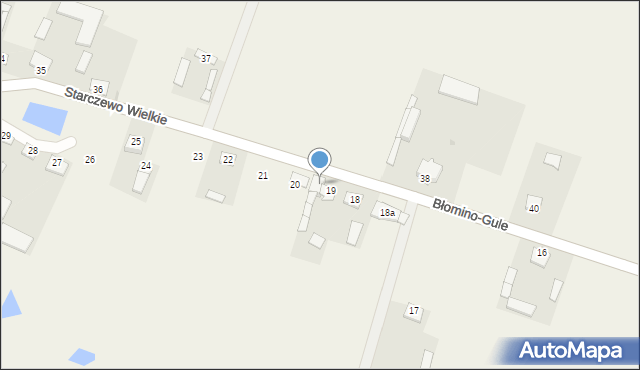 Starczewo Wielkie, Starczewo Wielkie, 19a, mapa Starczewo Wielkie