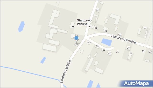 Starczewo Wielkie, Starczewo Wielkie, 39, mapa Starczewo Wielkie
