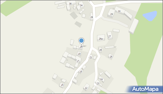 Starczówek, Starczówek, 20, mapa Starczówek