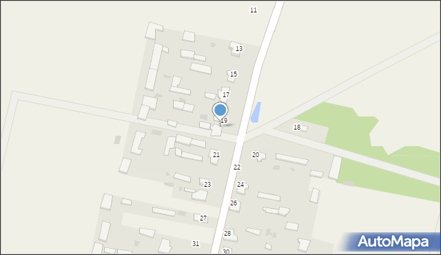 Stare Berezowo, Stare Berezowo, 19a, mapa Stare Berezowo