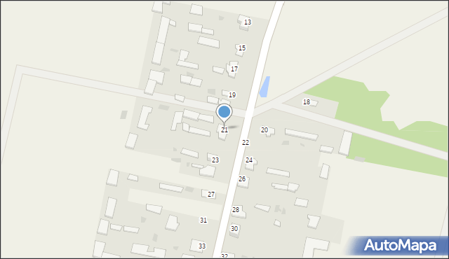 Stare Berezowo, Stare Berezowo, 21, mapa Stare Berezowo