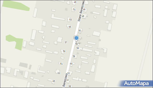 Stare Berezowo, Stare Berezowo, 54, mapa Stare Berezowo