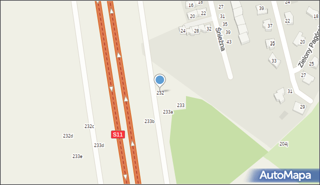 Stare Bielice, Stare Bielice, 232, mapa Stare Bielice