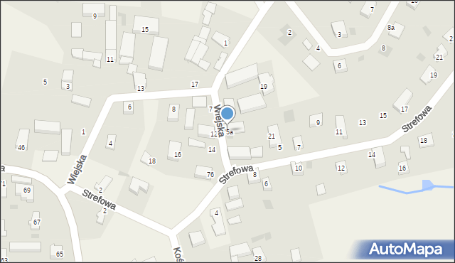 Stare Bielice, Stare Bielice, 75a, mapa Stare Bielice