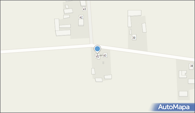 Stare Biernaty, Stare Biernaty, 41, mapa Stare Biernaty