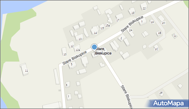 Stare Biskupice, Stare Biskupice, 4, mapa Stare Biskupice